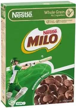 IGA Nestlé Milo Wholegrain Cereals 350g offer