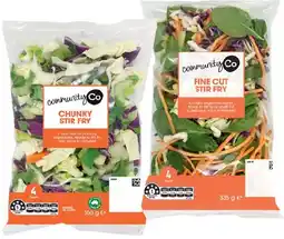 IGA Community Co Chunky Stir Fry or Fine Cut Stir Fry offer