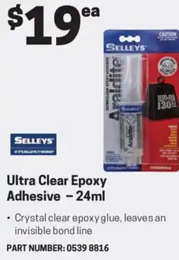 Blackwoods Ultra Clear Epoxy Adhesive offer