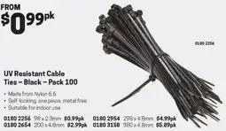Blackwoods UV Resistant Cable offer
