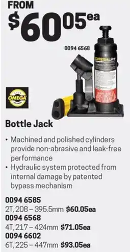 Blackwoods Bottle Jack offer