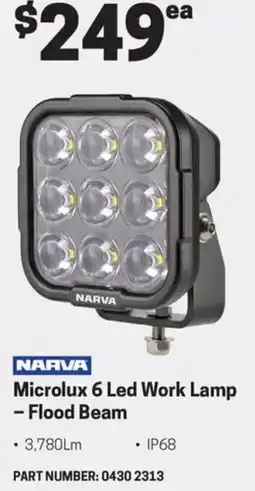 Blackwoods Microlux 6 Led Work Lamp offer