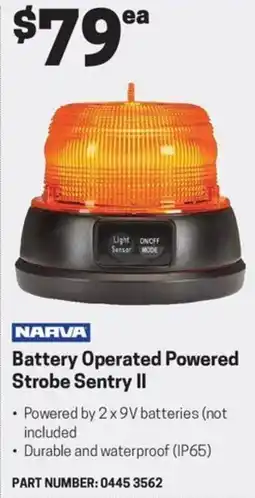Blackwoods Battery Operated Powered Strobe Sentry II offer