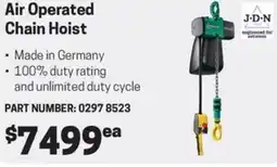 Blackwoods Air Operated Chain Hoist offer