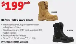 Blackwoods BENNU PRO 9 Work Boots offer