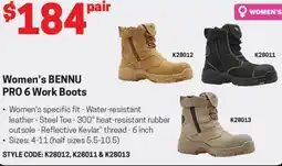 Blackwoods Women's BENNU PRO 6 Work Boots offer