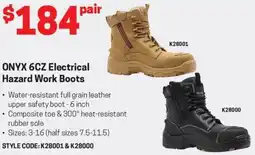 Blackwoods ONYX 6CZ Electrical Hazard Work Boots offer