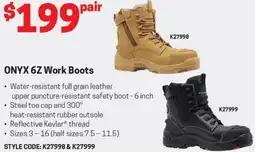 Blackwoods ONYX 6Z Work Boots offer