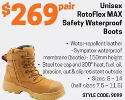 Blackwoods Unisex RotoFlex MAX Safety Waterproof Boots offer