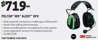 Blackwoods PELTOR™ WS™ ALERT™ XPV offer