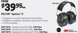Blackwoods PELTOR™ Optime™ II offer