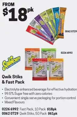 Blackwoods Qwik Stiks & Fast Pack offer
