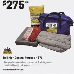 Blackwoods Spill Kit - General Purpose offer
