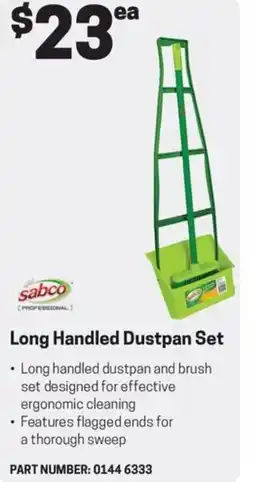 Blackwoods Long Handled Dustpan Set offer