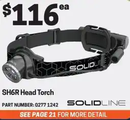 Blackwoods SH6R Head Torch offer