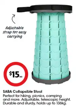 Coles SABA Collapsible Stool offer