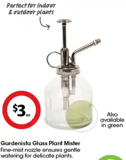 Coles Gardenista Glass Plant Mister offer