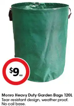 Coles Monro Heavy Duty Garden Bags offer