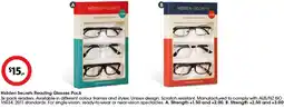 Coles Hidden Secrets Reading Glasses Pack offer