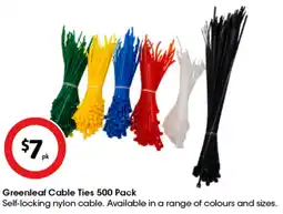 Coles Greenleaf Cable Ties offer