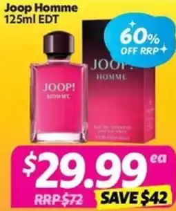 Your Discount Chemist Joop Homme offer