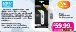 Your Discount Chemist Braun Thermoscan 3 Ear Thermometer offer