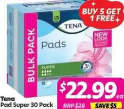 Your Discount Chemist Tena Pad Super offer