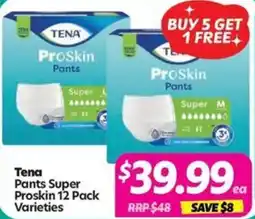 Your Discount Chemist Tena Pants Super Proskin offer