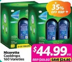 Your Discount Chemist Nicorette Cooldrops offer