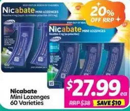 Your Discount Chemist Nicabate Mini Lozenges offer