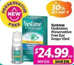 Your Discount Chemist Systane Hydration Preservative Free Eye Drops offer