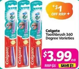 Your Discount Chemist Colgate Toothbrush 360 Degree offer