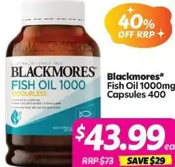 Your Discount Chemist Blackmores* Fish Oil offer