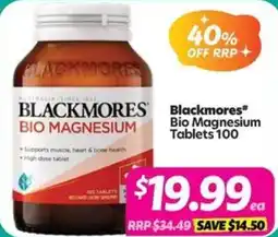 Your Discount Chemist Blackmores* Bio Magnesium offer