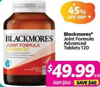 Your Discount Chemist Blackmores* Joint Formula Advanced offer