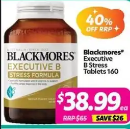 Your Discount Chemist Blackmores Executive B Stress offer