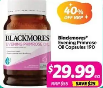 Your Discount Chemist Blackmores Evening Primrose Oil offer