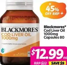 Your Discount Chemist Blackmores Cod Liver Oil offer