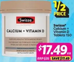 Your Discount Chemist Swisse Calcium + Vitamin D offer
