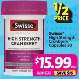 Your Discount Chemist Swisse High Strength Cranberry offer