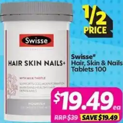 Your Discount Chemist Swisse Hair, Skin & Nails offer