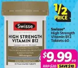 Your Discount Chemist Swisse* High Strength Vitamin B12 offer