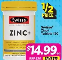 Your Discount Chemist Swisse* Zinc+ offer