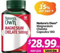 Your Discount Chemist Nature's Own" Magnesium Chelate offer