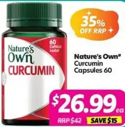 Your Discount Chemist Nature's Own" Curcumin offer