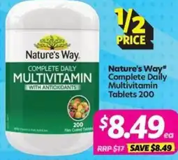 Your Discount Chemist Nature's Way* Complete Daily Multivitamin offer