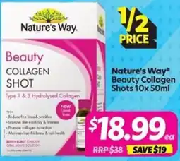 Your Discount Chemist Nature's Way" Beauty Collagen Shots offer