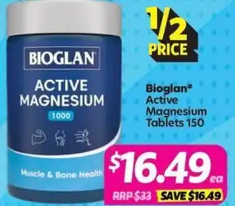 Your Discount Chemist Bioglan* Active Magnesium offer