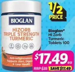 Your Discount Chemist Bioglan* Hi Zorb Turmeric offer