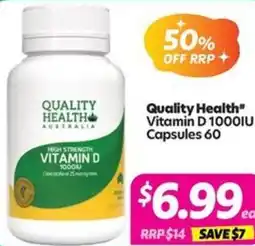 Your Discount Chemist Quality Health" Vitamin D 1000IU offer